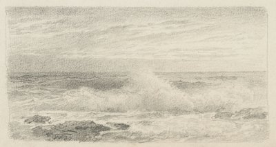 Meereslandschaft mit Gischt, 1900-05 von William Trost Richards